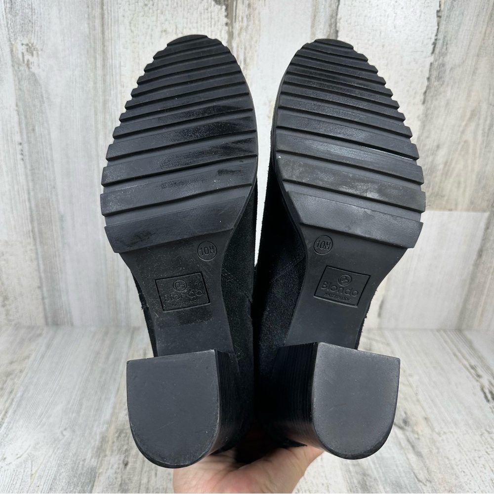 Blondo Tamzin Waterproof Bootie in Black Suede #964 - Picture 7 of 12
